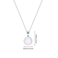 thumbnail image 4 of Collar de piedra lunar, collar de mujer, joyería, colgante de piedra, collar llamativo, collar de boda con caja, 4 of 4