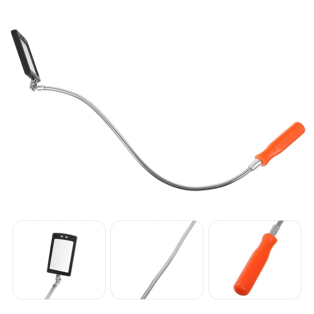 LIFKOME Car Inspection Mirror Flexible Hose Design Assorted Color for Inspection Tool 1Set