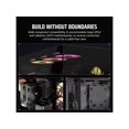 thumbnail image 5 of CORSAIR iCUE LINK 3500X RGB Tempered Glass Mid-Tower PC Case – 3x Pre-Installed RX120 RGB Fans – Reverse Connection Motherboard Compatible – Fits up to 10x 120mm Fans, 5 of 8