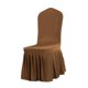 thumbnail image 4 of 12 Colores Disponibles, Para Sillas Asiento Completo Cubierta Spandex Estiramiento Corto Banquete Suministros Para Bodas café Baoblaze Cubiertas de la silla del Spandex, 4 of 7