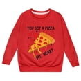 thumbnail image 3 of IWRICH Toddler Kids Valentines Day Sweatshirts Boys Girls Love Heart Outfit Crew Neck Long Sleeve Tops,Size 2-10 Years 01-Red 120, 3 of 3