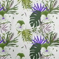 thumbnail image 1 of oneOone Polyester Spandex Light Green Fabric Tropical Floral Dress Material Fabric Print Fabric By The Yard 56 Inch Wide, 1 of 4