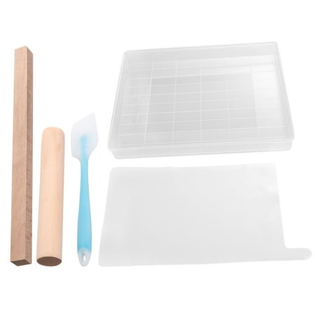

5pcs Nougat Molds Silicone Baking Nougat Making Tools DIY Mold for Home Store (Random Color Silicone Scraper Large Silicone Scraper)