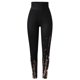 thumbnail image 3 of MKLEKYY Leggings de yoga para mujer, leggings deportivos de cintura alta, pantalones largos estampados, mallas de yoga, pantalones de entrenamiento elásticos, 3 of 4