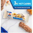 thumbnail image 5 of Atkins Snack Bar, Caramel Chocolate Nut Roll, Keto Friendly (20 ct.), 5 of 6