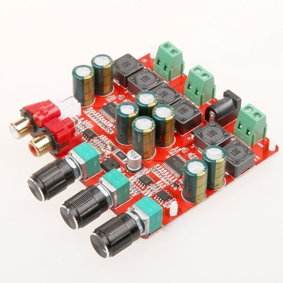 SANWU TPA3118 2.1 Channel Audio Amplifier Board with 30W+30W+60W Output, 12-26V DC Input, High Efficiency Digital Chip for Enhanced Sound Quality