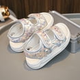 thumbnail image 5 of Mepaouo Girl's Open Toe Flat Sandals Children Baby Infant Mesh Bling Sequins Sports Sneakers Shoes, 5 of 9