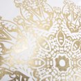 thumbnail image 4 of Rizzy Home Medallion 18" Down Filled Pillow with Cotton Cover-White/ Gold, 4 of 4