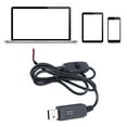 thumbnail image 6 of USB Power Supply Cable 2Pin USB2.0 Male Plug Wire Connectors Data Charging Extension Cable, 6 of 8