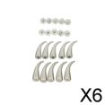 thumbnail image 1 of 4x10 piezas remaches de Metal DIY bolso cinturón zapatos manualidades 6 piezas, 1 of 7