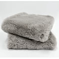 thumbnail image 6 of Home Soft Things Heavy Faux Fur 2 Piece Throw Pillow Cover Set - Moonlight - 20"X20", 6 of 7