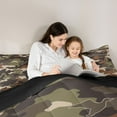 thumbnail image 5 of Castle Fairy Teens Abstract Camouflage Twin Comforter Sets,Animal Mallard Duck Bedding Set, 5 of 8