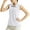 White, variant on Hvot&aat Women's Tennis Sleeveless Uniform Breathable Solid Color Sports Tops Golf Athletic Workout Blouse