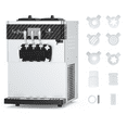 thumbnail image 2 of Ice Cream Maker Machine,2450W Commercial Ice Cream Machine for Home, 3 Flavors & 14L Hoppers Countertop Ice Cream Machine with One-click Cleaning for Restaurants, Dessert Shops, Snack Bar, 2 of 8
