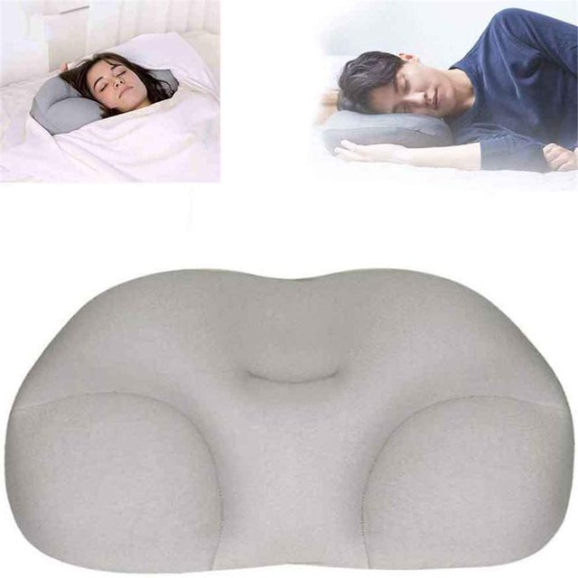 Nueva almohada para dormir rápido, almohada para dormir en la nube estética con enfriamiento para almohada ergonómica con forma de mariposa de espuma viscoelástica Xemadio LL-1927