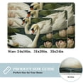 thumbnail image 2 of Swan Non-Slip Polyester Indoor Office Rugs Area Rug Machine Washable Floor Mat, 2 of 6