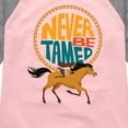 thumbnail image 3 of Spirit Riding Free - Never Be Tamed Sunset - Toddler And Youth Girls Raglan Graphic T-Shirt, 3 of 4
