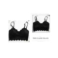 thumbnail image 3 of Womens V-Neck Comfort Pullover Lace Back Wireless Bra, 3 of 7