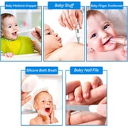 Baby Healthcare and Grooming Kit, Portable Baby Safety Care Set, Baby Essentials kit for Newborn (Grey White 20 in 1)