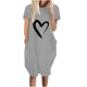 thumbnail image 1 of WILLBEST Vestidos Casuales Para Mujer Verano Vestido Informal Con Estampado Floral Para Mujer, Ropa De Verano Cómoda Y Elegante Para Uso Diario 809, 1 of 3