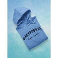 thumbnail image 3 of California 1992 Banner Hoodie Women -Image by Shutterstock, Female 3X-Large, 3 of 4