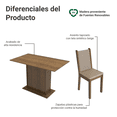 thumbnail image 4 of Juego de Comedor Madesa 5007 MCB con Mesa y 4 Sillas, 4 of 9