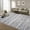 Grey, variant on Garvee 9'x12' Living Room Area Rug Vintage Moroccan Geometric Rug Stain-Resistant Non-Shedding Floor Cover for Dining Room Office, Taupe
