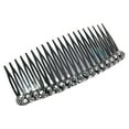 thumbnail image 2 of rygai Hair Comb Clip Easy to Wear Shiny Non-slip Cushion Hair Princess Styling Headdress Hair Accessories,Silver, 2 of 8