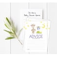 thumbnail image 2 of InkdotpotAdvice Cards Baby Shower - Fun Party Games Activities, Party CollectionGiraffe ThemeGirl,BoyBaby Advice Cards For New Mom & Dad - Pack Of 50, 2 of 5