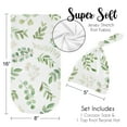 thumbnail image 5 of Botanical Leaf Baby Cocoon and Beanie Hat Sleep Sack Set by Sweet Jojo Designs, 5 of 6