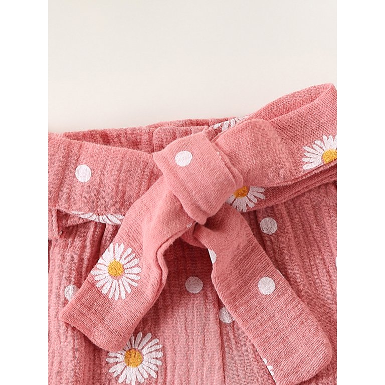 Loicainy Baby Girl Fall Outfit Set with Romper and Pants photo 7