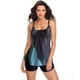 thumbnail image 3 of MKLEKYY Trajes De Baño Mujer 2 Piezas Women Plus Size Vintage Print Strappy Back Tankini Set Two Piece Swimdress Panty Bathing Suit Beachwear, 3 of 5
