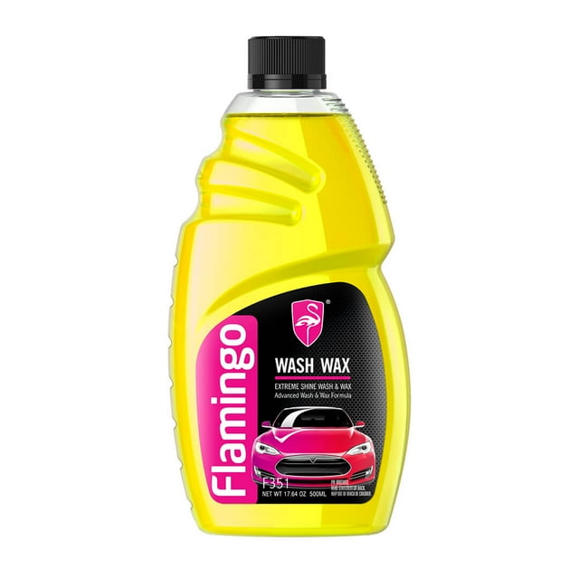 Cera Líquida Amarilla Flamingo F351 Automotriz 500ml Modelo F351