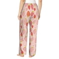 thumbnail image 3 of Naloa Strawberry Print Women’s Ultra-Soft Comfy Pajama Lounge Pants with Pockets & Drawstring, 3 of 8