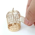 thumbnail image 4 of Ludlz 1/12 Doll House Miniature Metal Bird Cage Furniture Room Scene Accessory Decor, 4 of 7