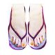 thumbnail image 5 of 5 Pares de con Chanclas con Estampado de Manicura en 3D Divertidos Ocultos CóModos para Correr Tobilleros de Corte Bajo Personalizados para Mujer, 5 of 10