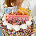thumbnail image 4 of Packed Party 'Happy Happy Birthday' Candle Set, Multi-Color, 3 Pieces, 4 of 6
