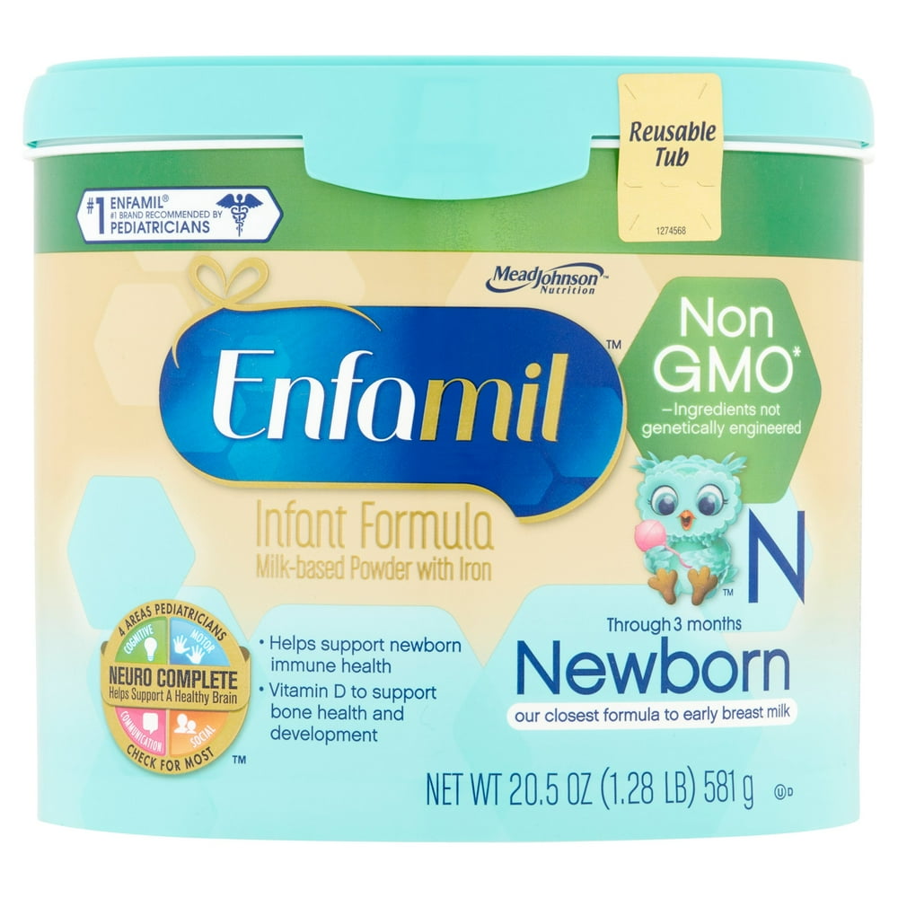 Enfamil Newborn MilkBased Powder with Iron Infant Formula Through 3