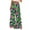 Green, variant on Womens Trendy Pants Printed Loose Wide Leg Palazzo Pants with Side Split Drawstring Elastic Waist Beach Fashion (XL, Black)