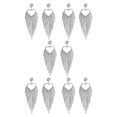 thumbnail image 1 of Pendientes de aleación Sonducket 2X colgante Plata, 1 of 6