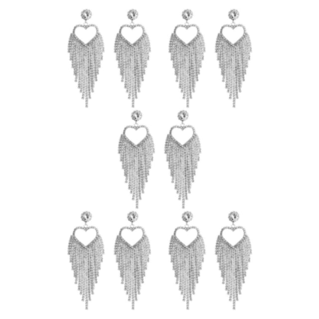Pendientes de aleación Sonducket 2X colgante Plata