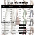 thumbnail image 3 of Stralyhd Wide Leg Pants Woman Corduroy High Waisted Button Up Work Pants Women Trendy Business Casual Outfits Comfort Fit Trousers White M, 3 of 4