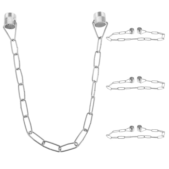 Homoyoyo 4pcs Metal Chandelier Replacement Chains for Home Decor and Cafe Lighting Fixtures