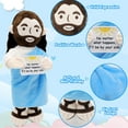 thumbnail image 4 of 13.4"/34cm Positive Jesus Plush Doll, Christian Stuffed Toy For Kids, Religious Gift For Christening, Baptism, Easter, Sunday School, Nursery Decor, Faith Keepsake, 4 of 8