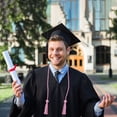thumbnail image 7 of 2026 Pink Graduation Honor Cord with Tassels – 68-Inch Neck-Worn Stole for High School, College & Doctoral Ceremony, 1-Pack, 7 of 7