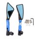 thumbnail image 3 of Espejo retrovisor convexo universal Espejo retrovisor Espejo de manillar que reduce el deslumbramiento, Fijación de accesorios para scooter Dirt Bike - Azul Soledad Espejo retrovisor, 3 of 8