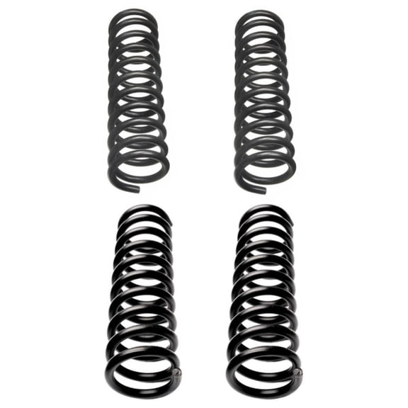 Front and Rear Coil Springs Kit For 59-64 Bel Air Base 59-64 Impala Base with AC