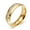 Gold, variant on One Row Cz Wedding Eternity Band Ring Steel Womens Mens Ginger Lyne Collection