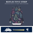 thumbnail image 5 of FORMRS Unisex School Backpack 17" Student Travel Bag with Laptop Compartment, Neon Christmas, 5 of 7