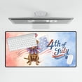 thumbnail image 4 of 4th of July Chesapeake Bay Retriever Celebrates Independence Day Desk Mat Full Keyboard Mouse Pad Chessie Dog Lover Large Mousepad - 12010, 4 of 5